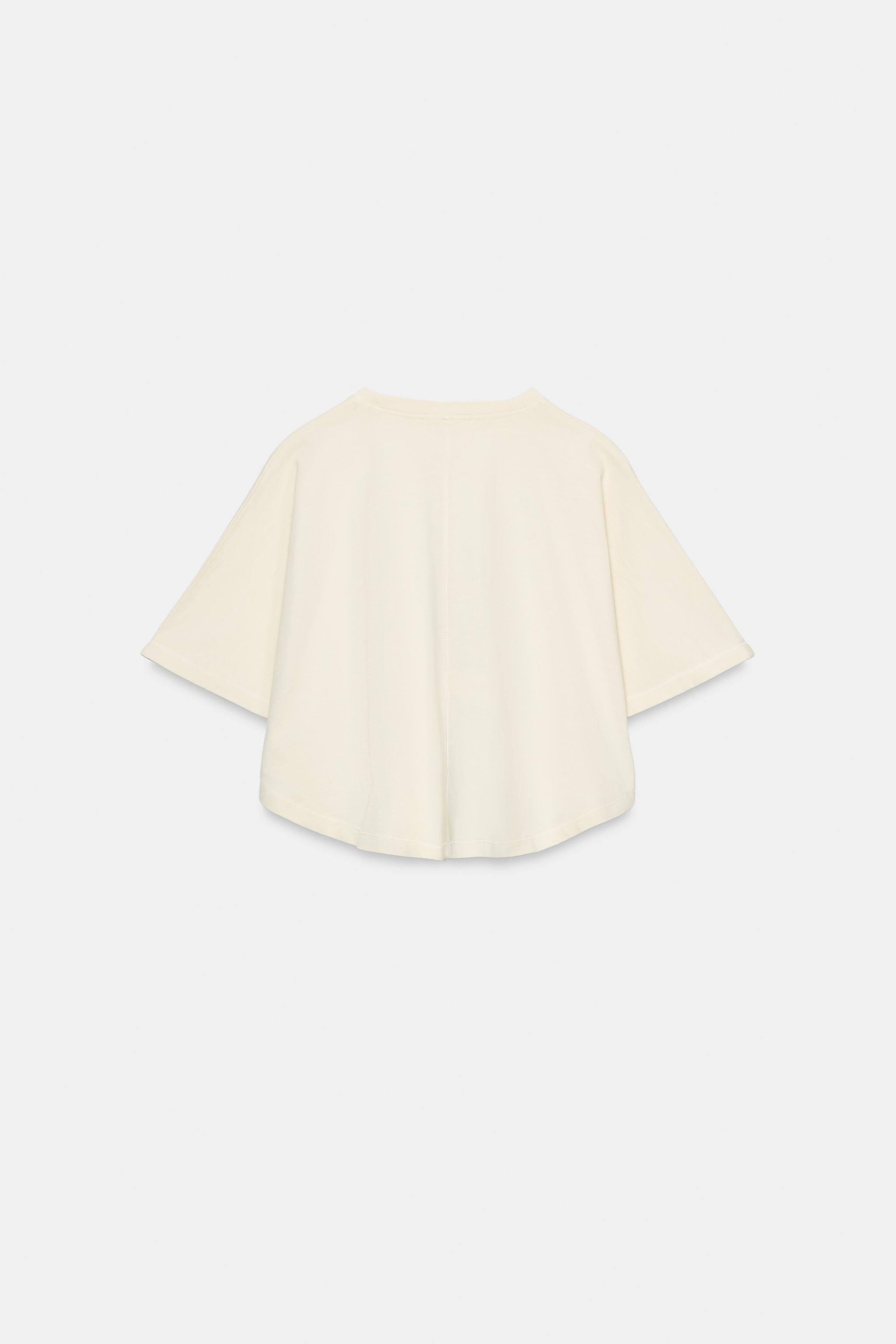 WASHED EFFECT CAPE TOP